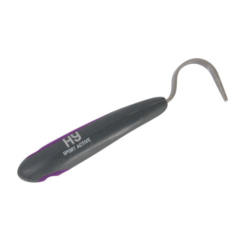 Hy Sport Active Hoof Pick - Amethyst Purple - 16cm