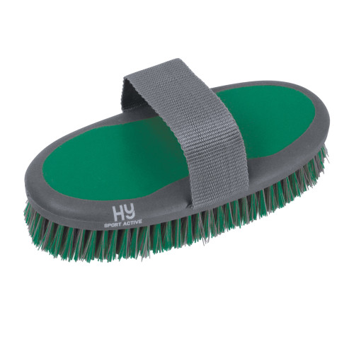 Hy Sport Active Sponge Brush - Emerald Green - 20 x 9.5cm