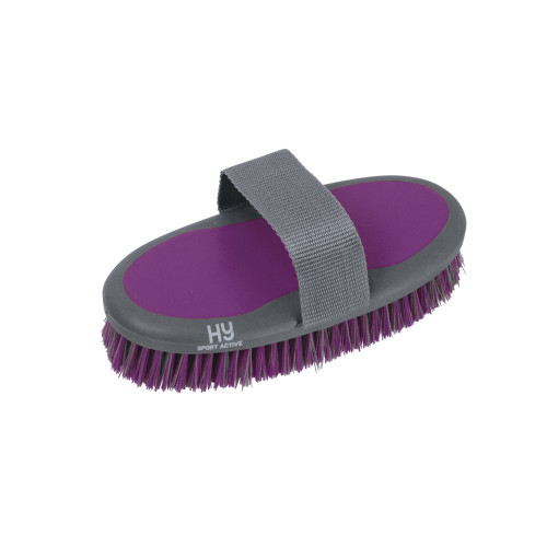 Hy Sport Active Sponge Brush - Amethyst Purple - 20 x 9.5cm