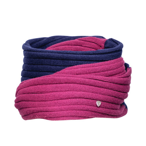 Hy Equestrian Synergy Luxury Snood - Navy/Fig - One Size