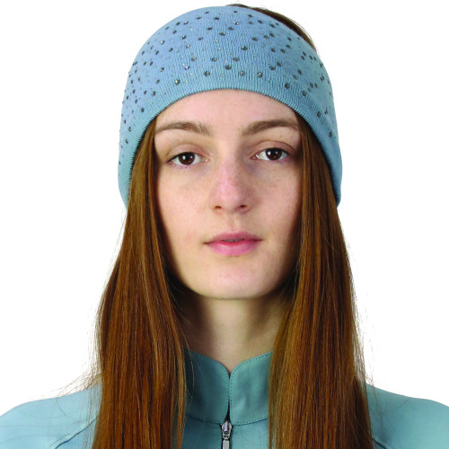 Hy Equestrian Synergy Diamante Headband - Aqua - One Size