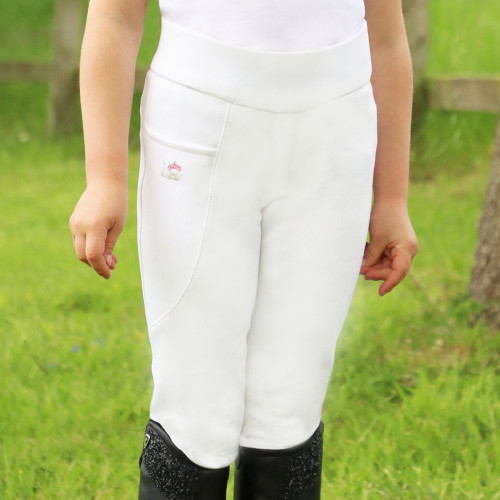 Sara Riding Tights By Little Rider - White - 3-4 Years