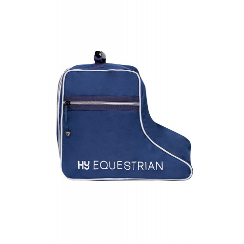 Hy Equestrian Jodhpur Boot Bag - Navy/Grey - One Size