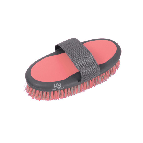 Hy Sport Active Body Brush - Coral Rose - 20 x 9.5cm
