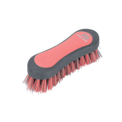Hy Sport Active Face Brush - Coral Rose - 12.3 x 4cm