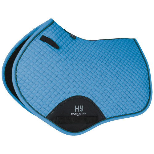 Hy Sport Active Close Contact Saddle Pad - Aegean Green - Full
