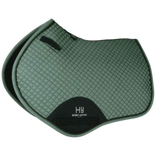 Hy Sport Active Close Contact Saddle Pad - Pencil Point Grey - Full