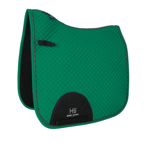 Hy Sport Active Dressage Saddle Pad - Emerald Green - Cob/Full