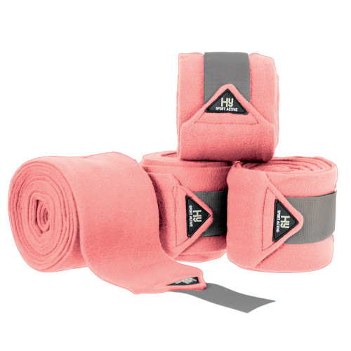 Hy Sport Active Luxury Bandages - Coral Rose - Cob/Full