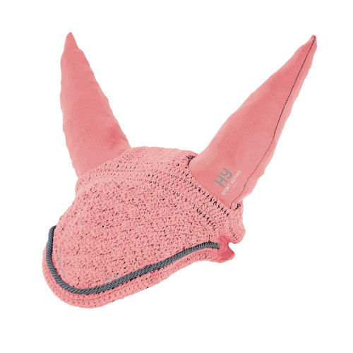 Hy Sport Active Fly Veil - Coral Rose - Pony/Cob