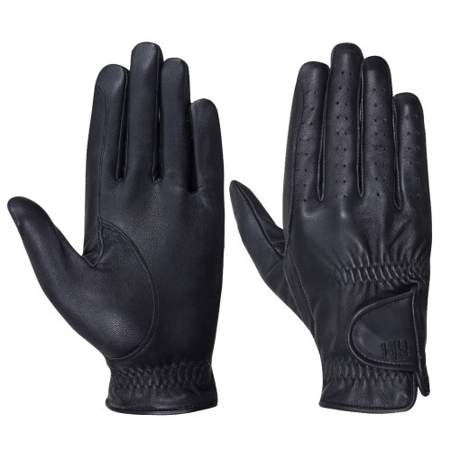 Hy5 Leather RIDING GLOVES Colours/ Sizes Showing Dressage Jumping FREE Delivery 