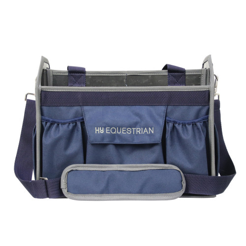Hy Equestrian Accessories Grooming Bag - Navy/Grey - One Size
