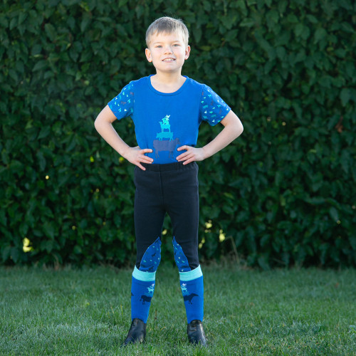 Farm Collection Tots Jodhpurs By Little Knight - Navy/Cobalt Blue - 3-4 Years