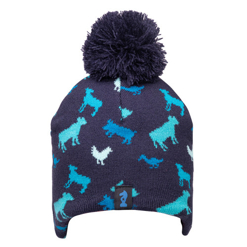Farm Collection Trapper Hat by Little Knight - Navy - One Size