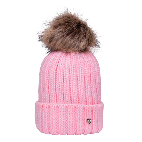 Bear cashmere pom pom trapper hat for Mom and baby/kid — Wiki Wang