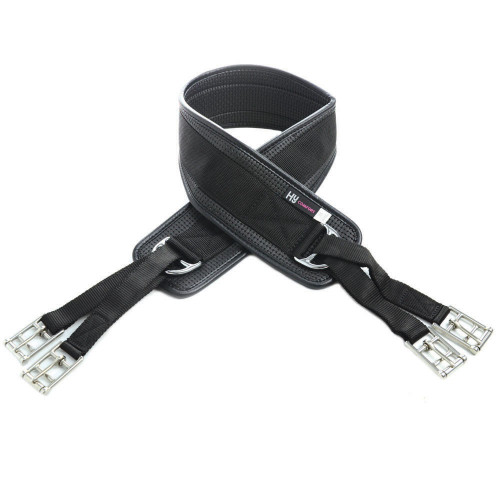 HyCOMFORT Humane Waffle Girth in Black in 36" wrapped