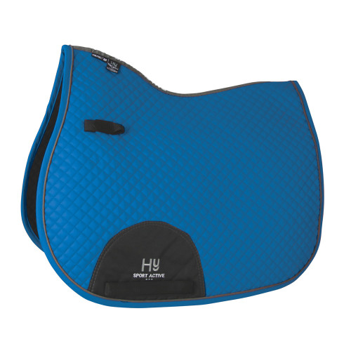 Hy Sport Active GP Saddle Pad - Jewel Blue - Pony