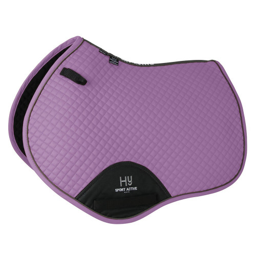 Hy Sport Active Close Contact Saddle Pad - Blooming Lilac - Pony