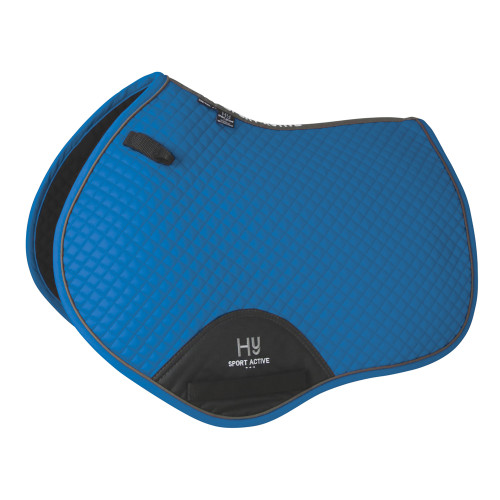 Hy Sport Active Close Contact Saddle Pad - Jewel Blue - Pony