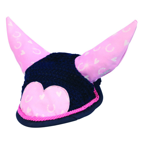 Pony Fantasy Fly Veil by Little Rider - Navy/Pink - Small Pony
