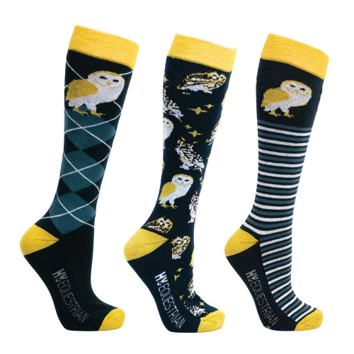 Hy Equestrian - Hy Equestrian Synergy Argyle Socks (Pack of 3)