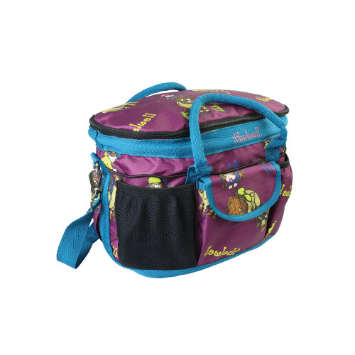 Hy Equestrian Thelwell Collection Pony Friends Grooming Bag - Imperial Purple/Pacific Blue - One Size