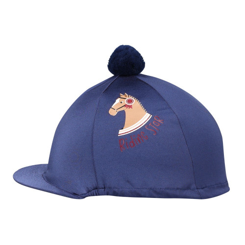 Riding Star Collection Hat Cover by Little Rider - Navy/Burgundy - One Size