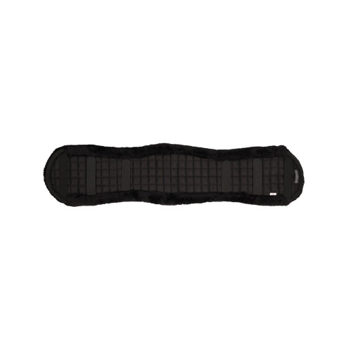 Hy Equestrian Dressage Fleece Girth Cover - Black/Black - 31.5"