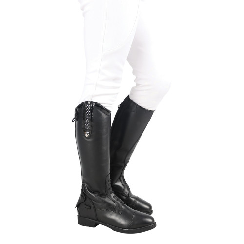 Black equestrian riding boots best sale