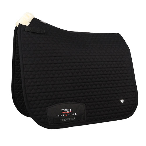 Hy Equestrian Pro Reaction Dressage Saddle Pad - Black - Pony/Cob