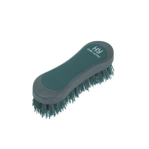 Hy Sport Active Hoof Brush - Alpine Green - 12.3 x 4cm