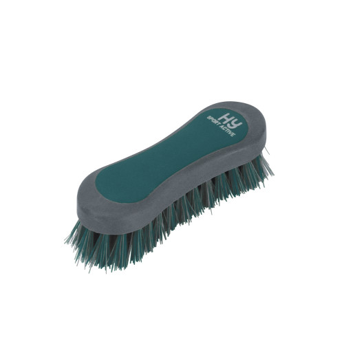 Hy Sport Active Face Brush - Alpine Green - 12.3 x 4cm