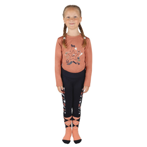 Pony Passion Long Sleeve T-Shirt by Little Rider - Blush - 3-4 Years