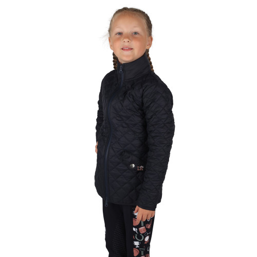 Pony Passion Quilted Jacket by Little Rider - Navy - 3-4 Years