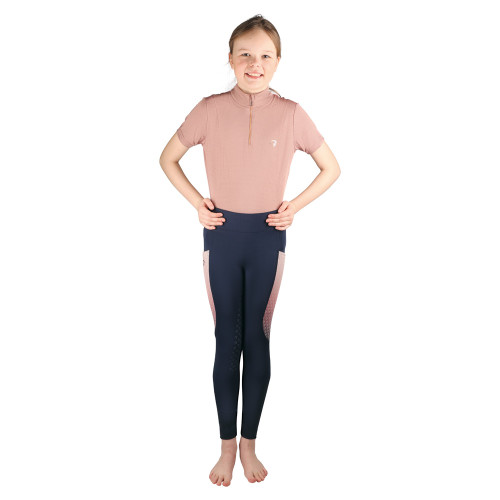 Hy Equestrian Elevate Mizs Sports Shirt - Rose - 7-8 Years