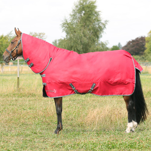 StormX Empra 300 Combi Turnout Rug - Red - 4'6"