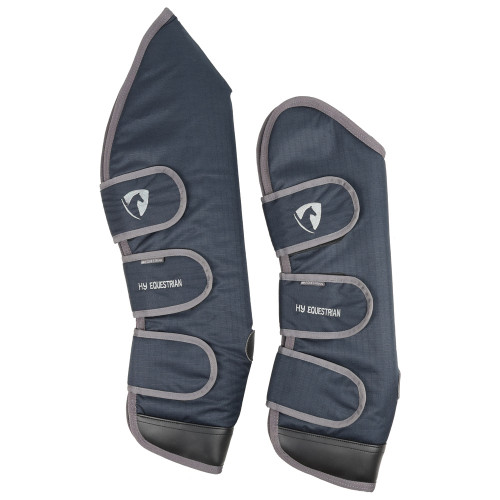 Hy Equestrian Travel Boots - Navy/Grey - Pony
