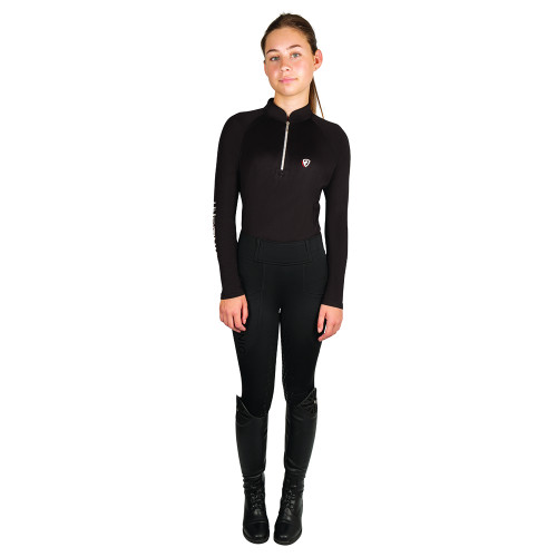 HyCONIC Children's Base Layer - Black - 5-6 Years