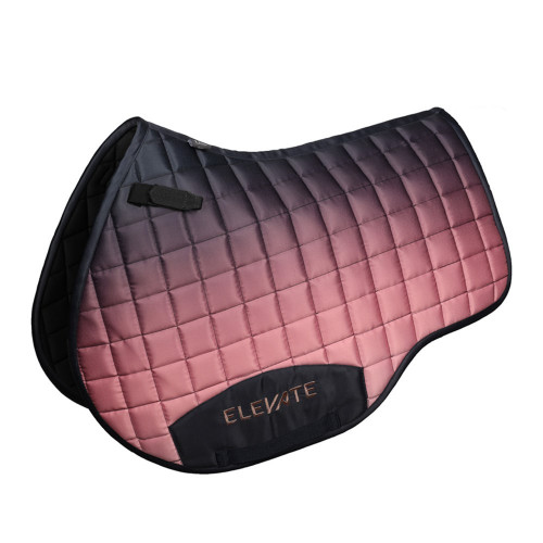 Hy Equestrian Elevate Saddle Pad - Navy/Rose - Pony