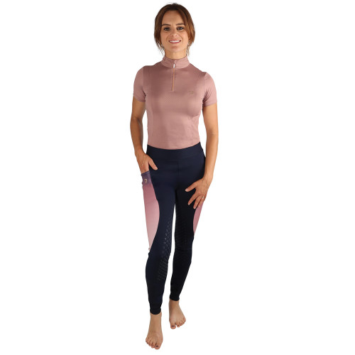 Hy Equestrian Elevate Sports Shirt - Rose - X Small