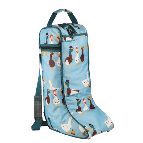 Hy Equestrian Ay Up Duck Boot Bag - Blue/Turquoise - One Size