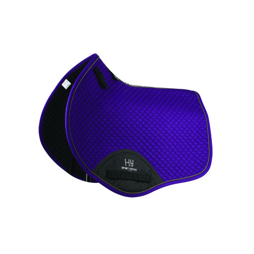 Hy Sport Active Close Contact Saddle Pad - Royal Violet - Pony