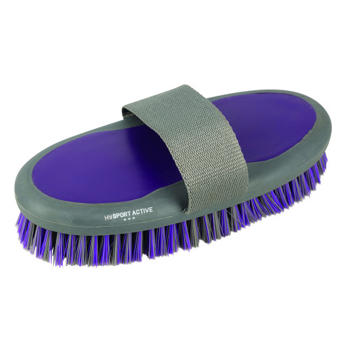 Hy Sport Active Body Brush - Royal Violet - 20 x 9.5cm