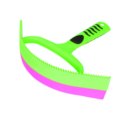 Hy Equestrian Vivid Sweat Scraper - Green/Pink