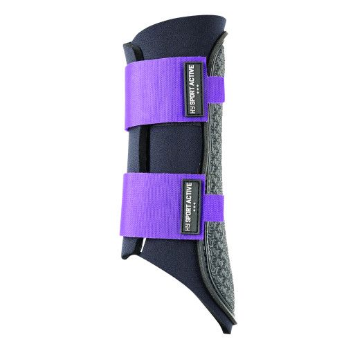 Hy Sport Active Brushing Boots - Royal Violet - Small