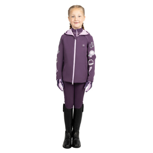 Giddy Up Gymkhana Zip Jacket by Little Rider - Purple/Lilac - 3-4 Years