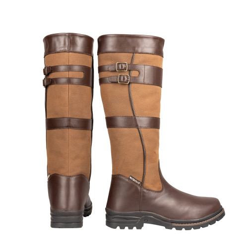 Hy Equestrian Edale Long Country Boot - Brown - 41