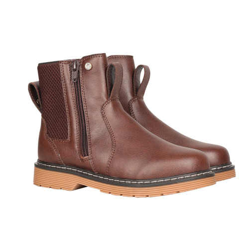 Hy Equestrian Children's Staden Chelsea Boot - Brown - Child 10