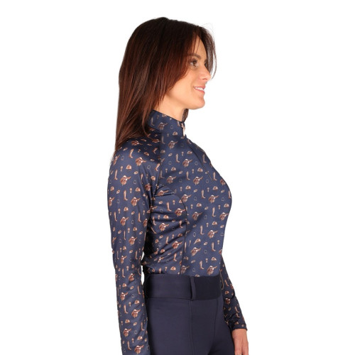 Hy Equestrian Elevate Country Base Layer - Navy/Fossil - X Small