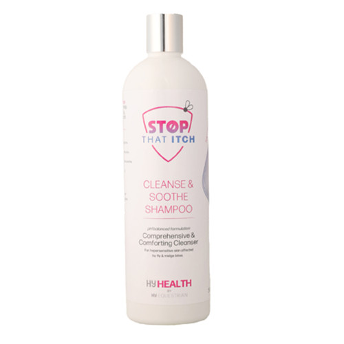 HyHEALTH STOP THAT ITCH! Cleanse & Soothe Shampoo by Hy Equestrian - 500ml
